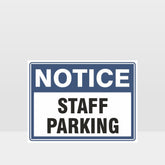 Custom Gate Signs,Staff Parking Sign